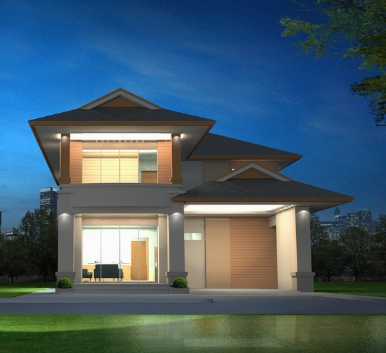 Lights in house