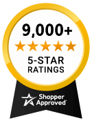 Shopper Approved 9,000+ 5-Star Ratings
