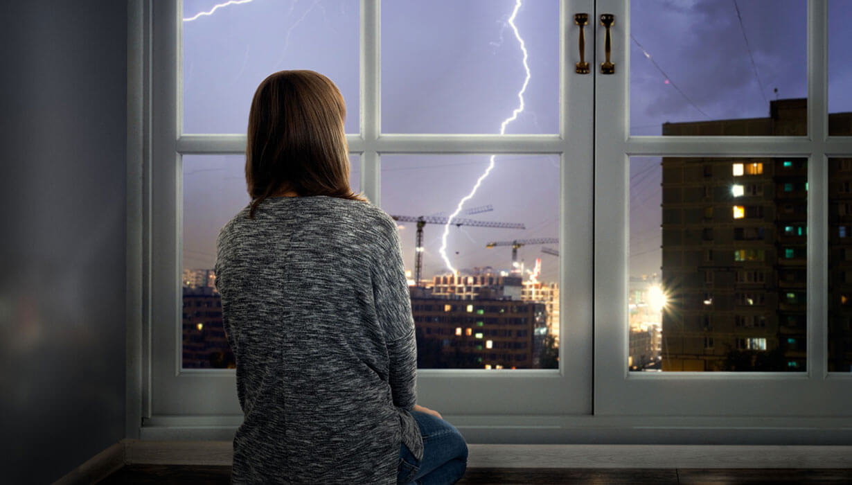 Watching lighting Storms